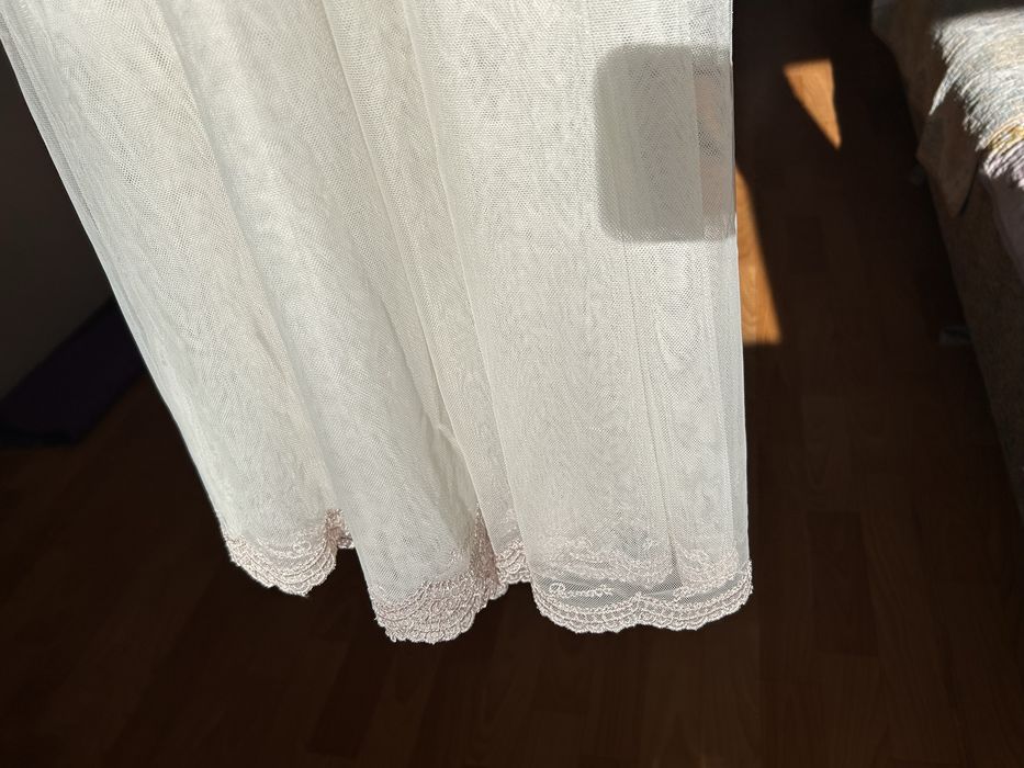 Тюль сетка с фестонами