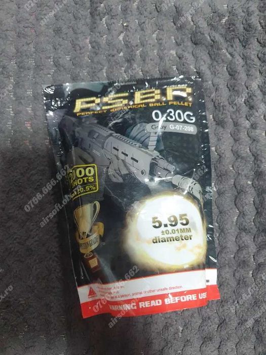 Pistol Airsoft Full Metal*FOARTE PUTERNIC*+5CO2+1500bile+MUNITIE Gaz