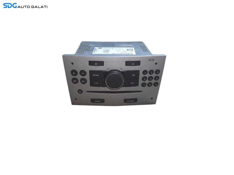 Unitate Radio CD Player Opel Astra H 2004 - 2010 Cod 13357117 [N2226]