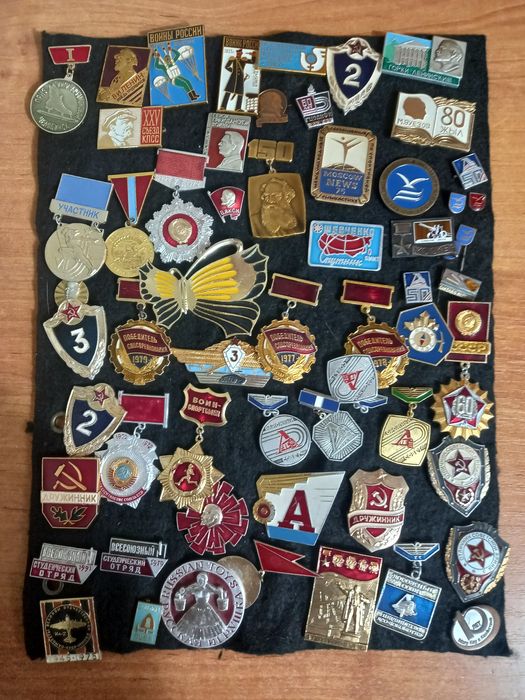 Значки ссср в ассортименте