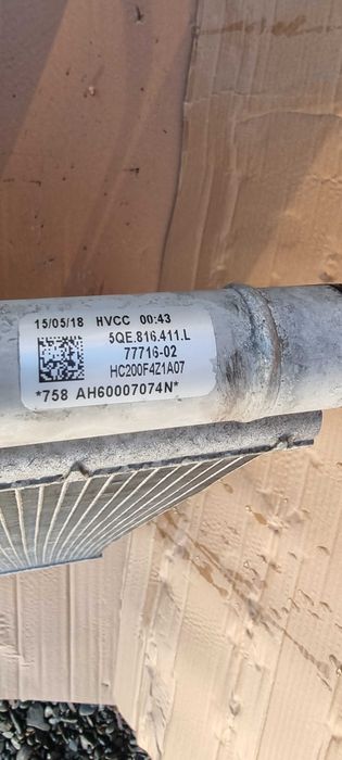 Radiator clima AC Vw Golf 7 / E-Golf 2015 2016 / 2017 2018 / 2019