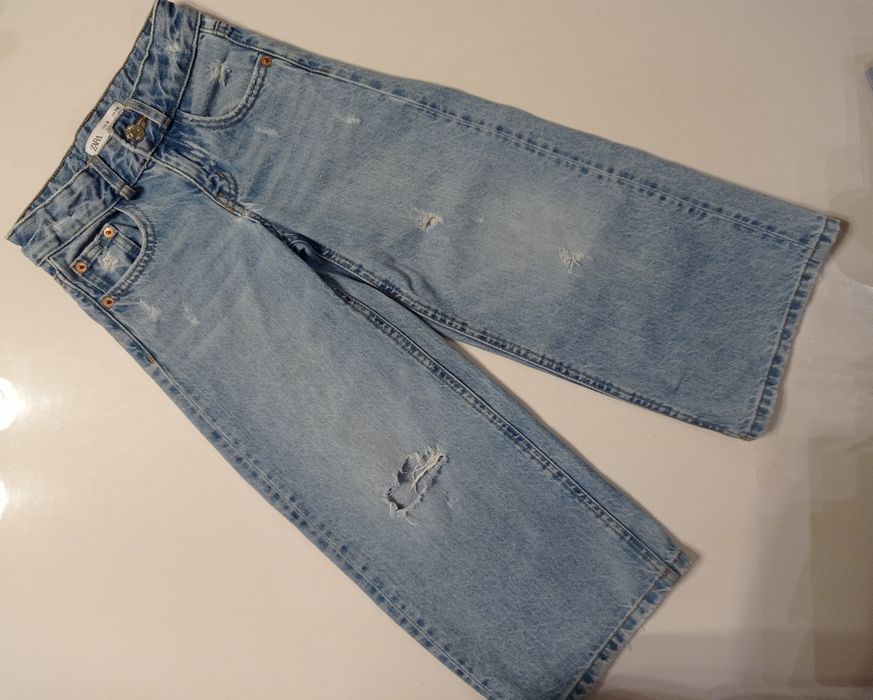 Джинсовая куртка  Джинсовые кюлоты Zara