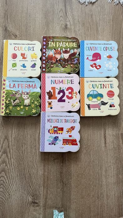 Set 7 carti, Carticica mea  cu ferestruici