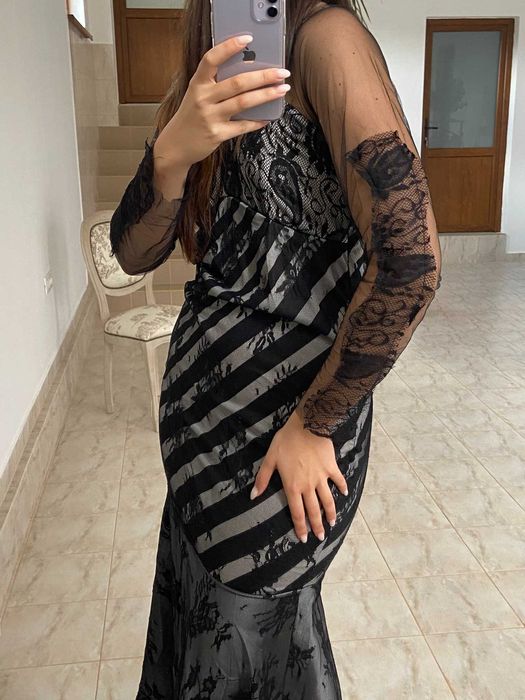 Rochie Agnes Toma, cu ETICHETA, stil sirena: marimea M