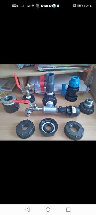 Adaptor, robinet, reducție ibc pentru bazine, cuburi de 600 și 1000 l
