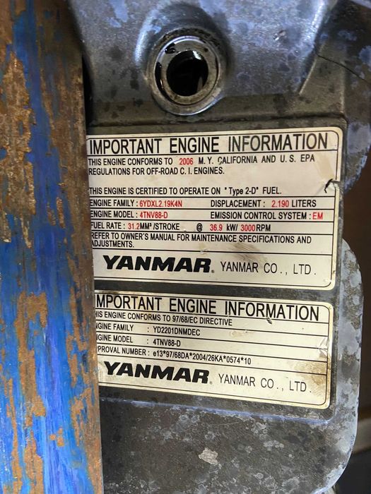 Motor Yanmar 4TNV88-D Pentru Piese