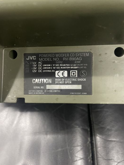 Радио сд блутут aux jvc bombox rv-90ag