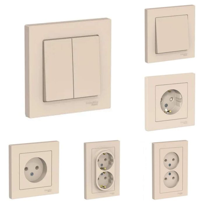 Розетки и выключатели schneider