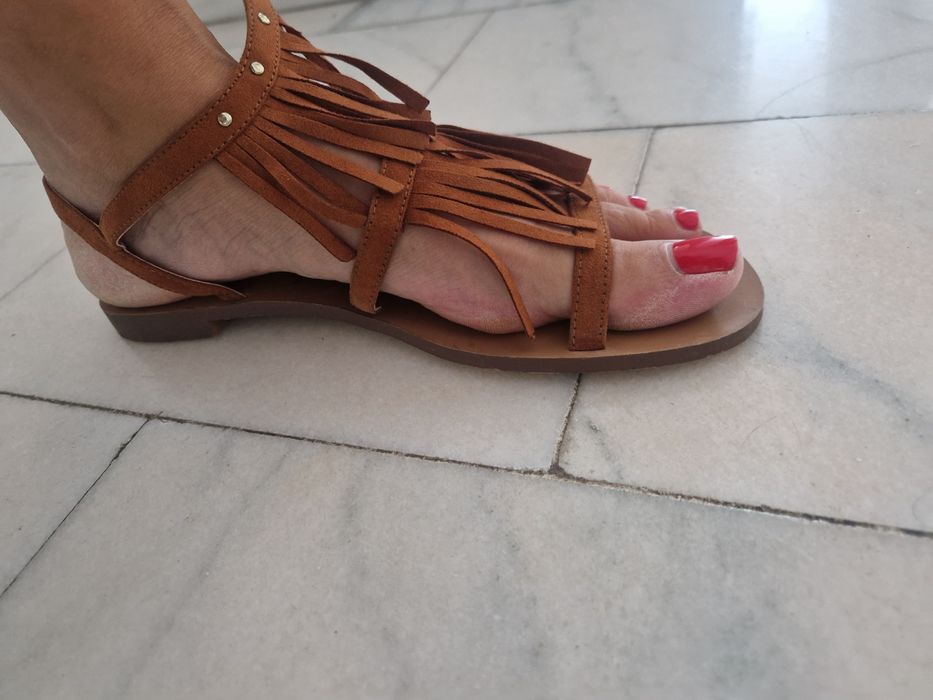 Sandale franjuri h&m