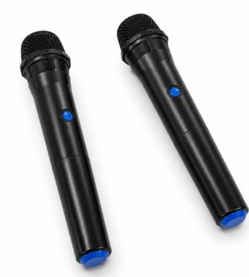 Тонколона караоке с два микрофона Bluetooth 90см