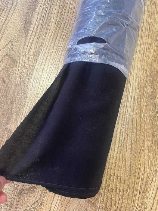 Ткань поплин poplin черный синий