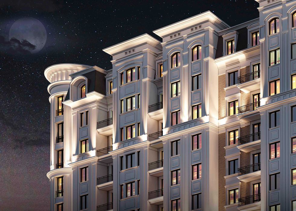 Квартира 102,3 кв.м в новостройке на Бадамзаре, на этапе строительства