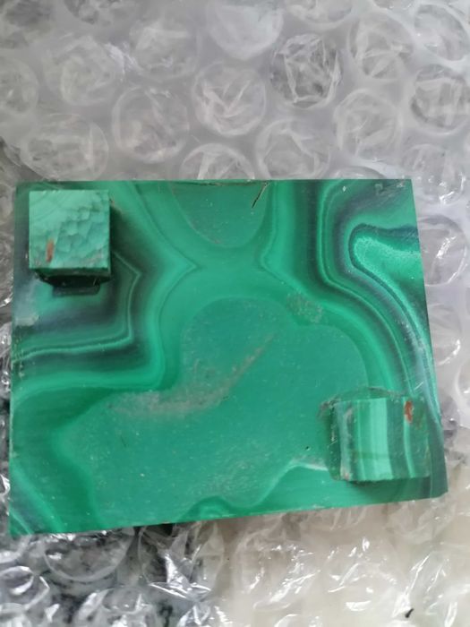 Cutiuta malachit natural pentru bijuterii