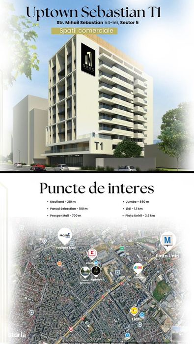 Spațiu Comercial Premium 187 mp | UpTown Sebastian | Vad Excelent