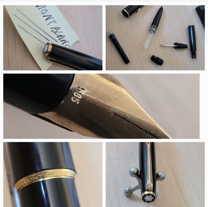 Stilou 585 /Pix Montblanc Meisterstuck gold