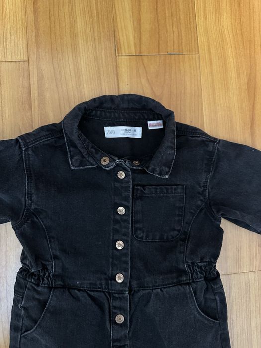 Джинсовый Комбинезон ZARA