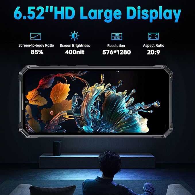 Oukitel WP28 S 8GB RAM 128GB ROM с IP68 защита, 10600 mAh батерия