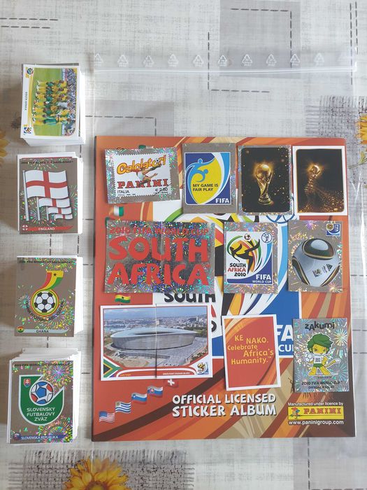 Panini World Cup 2010 - Africa de Sud (set complet + album gol)