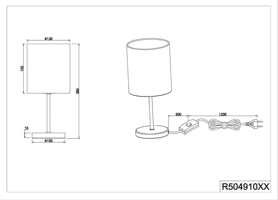 Lampă de masă Reality Leuchten Jerry