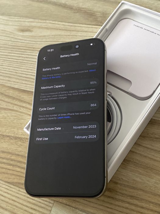 iPhone 15 PRO , 95% Bateria