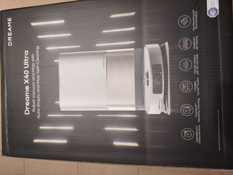 Nou-robot de aspirare cu mop rotativ Dreame X40 Ultra RLX63CE