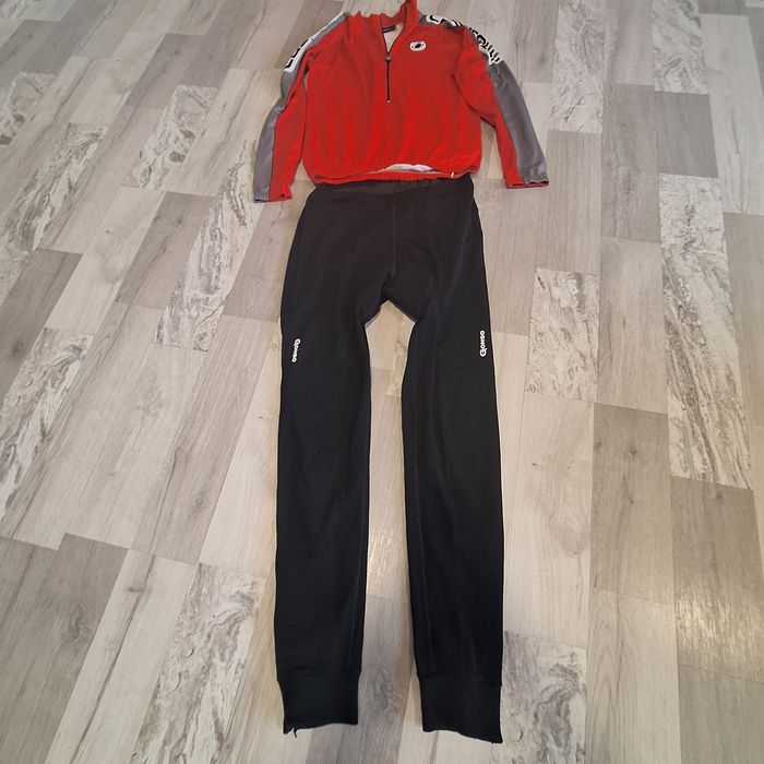 Pantaloni de ciclism Gonso mărimea L si tricou  Castelli mărimea M