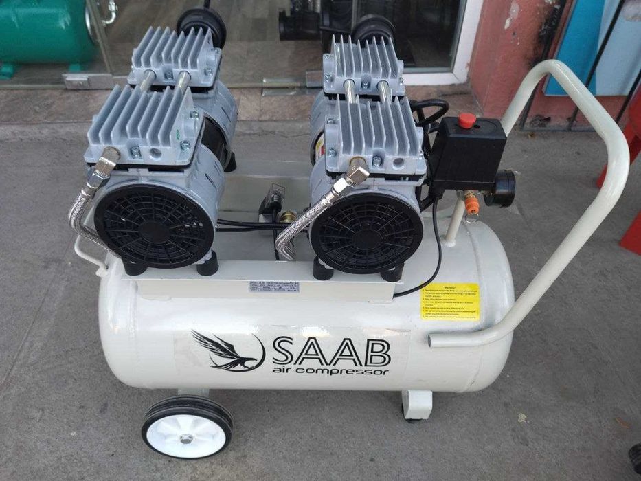Ovozsiz kompressor SAAB SGW750*2 model 50L vozdushniy kompressor