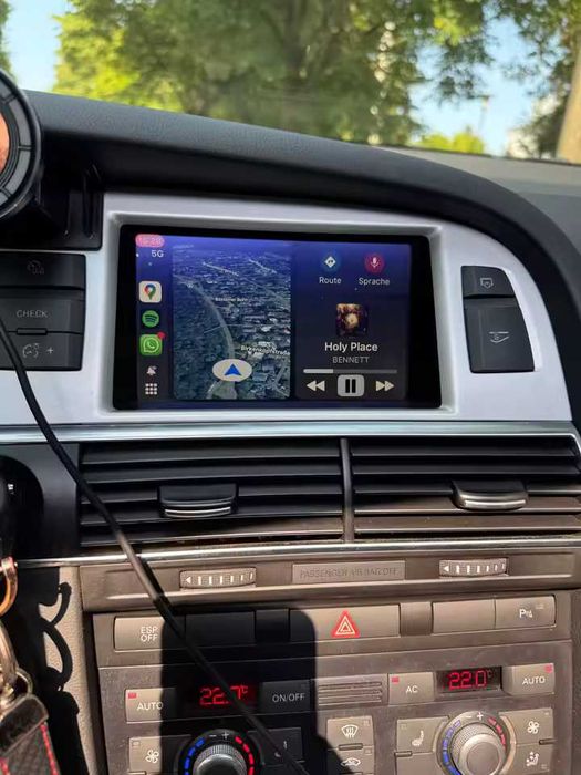 Гаранция! Висококачествен Carplay и Android Auto за Audi A6 и Q7 с 3G