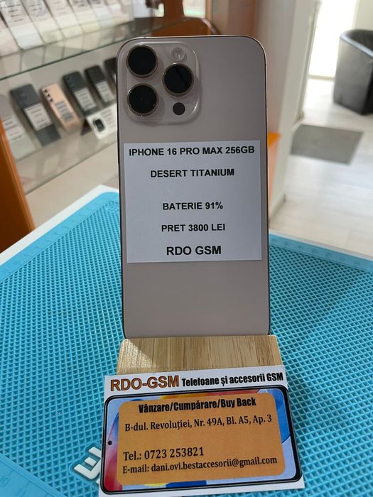 Iphone 16 Pro Max 256Gb Neverlock/Garantie