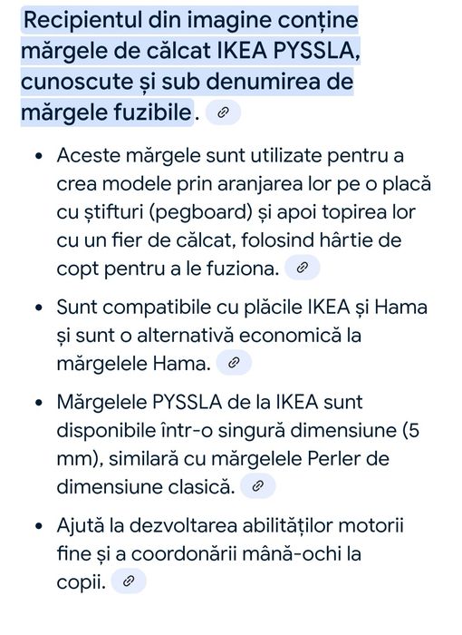 Margele de calcat Ikea pyssla