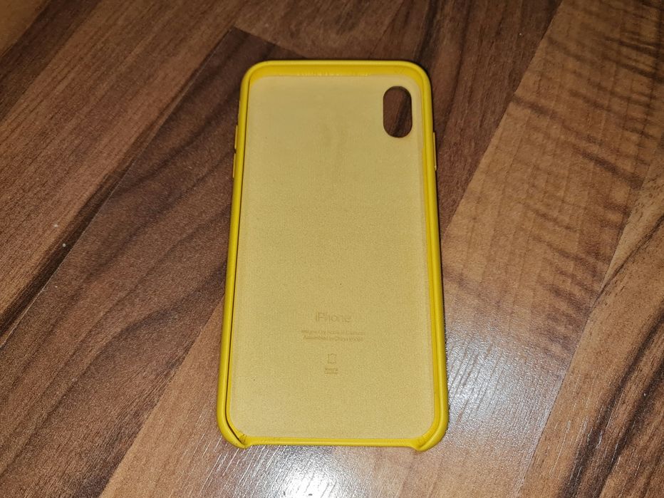 Husa piele Apple Leather Case iPhone XS Max