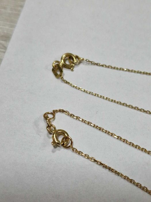 Дамски златни синджири 14К // 2 броя / 4,00 гр. / 3,42 гр.