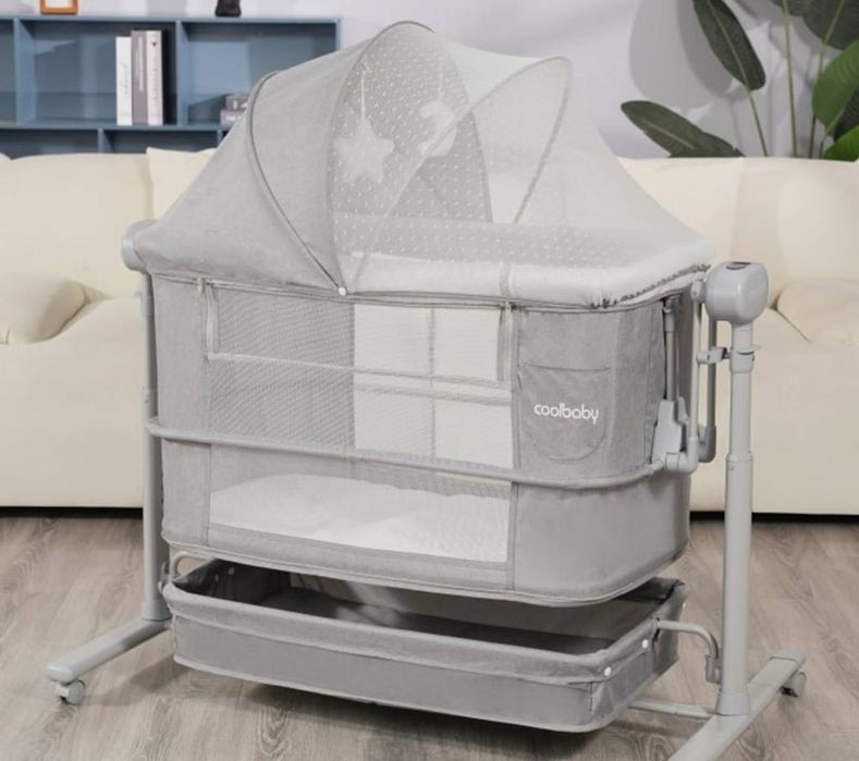 Продается Детская кровать, электронная люлька и манеж