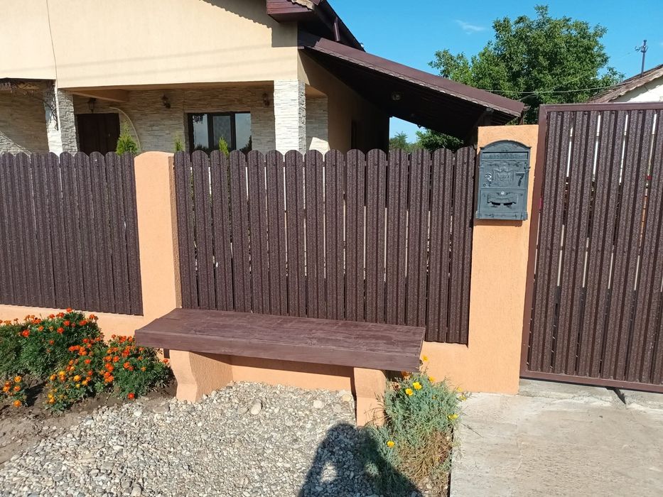 Garduri din sipca metalica, panou stil jaluzele, tabla,plasa bordurata