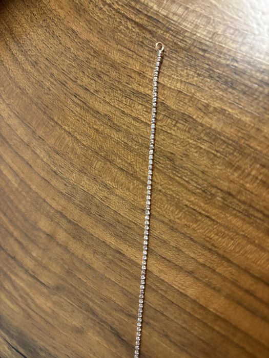 Colier Tennis Diamante naturale 2.84 Ct. Aur roz 14K Eternity