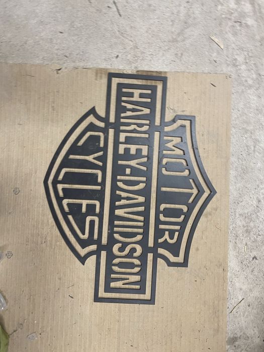 Reclama metalica Harley Davidson