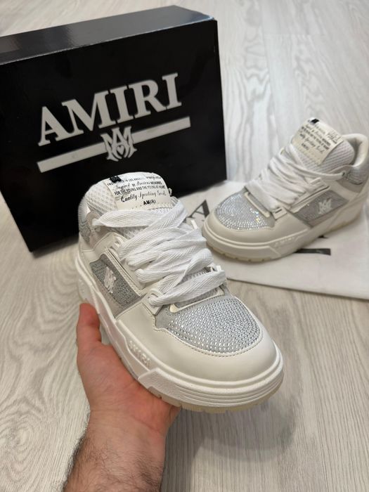 Adidasi AMIRI Laced | Amiri Gri Cu Pietre | Amiri baieti | fete