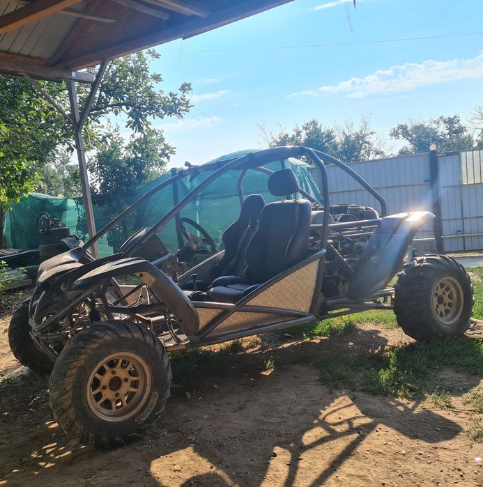 Buggy 500cc Cf Moto 4x4 înmatriculat numar negru.