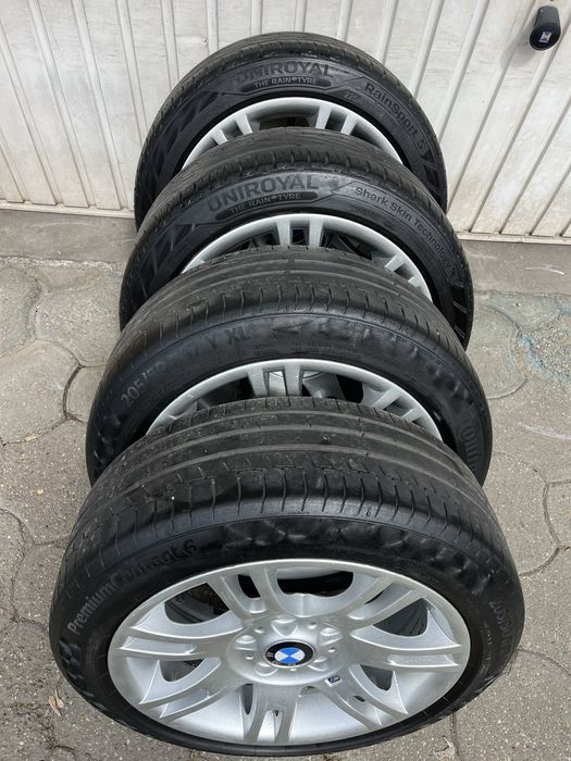 Jante aliaj 5x120mm, anvelope vara 205/50 R17, 225/45 R17 BMW E81, E87, F20, E46 E36
