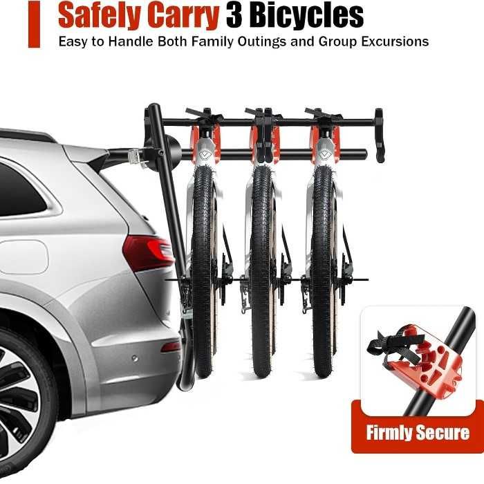 Сгъваем вело багажник за кола Automat, Тройна стойка за велосипеди