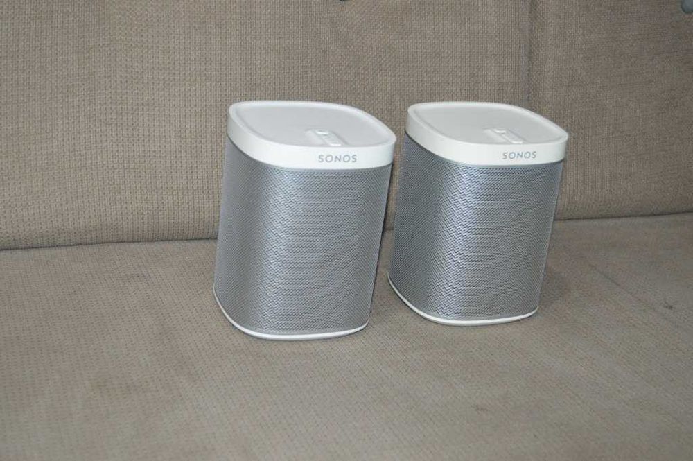 Pereche Boxe Inteligente Sonos Play:1 (Stereo Pair / Multiroom, Wi-Fi, Ethernet, Albe)