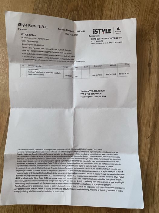 Apple airpods pro2 originale