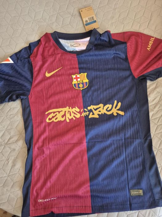 Тениска Barcelona x Travis Scott LAMINE YAMAL