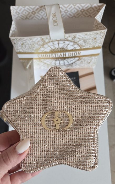 Dior златна  звезда - несесер за козметика