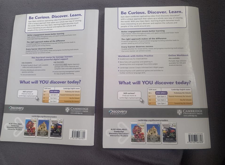 10 лева 2 бр. учебник и 2 бр.учебна тетрадка по английски език