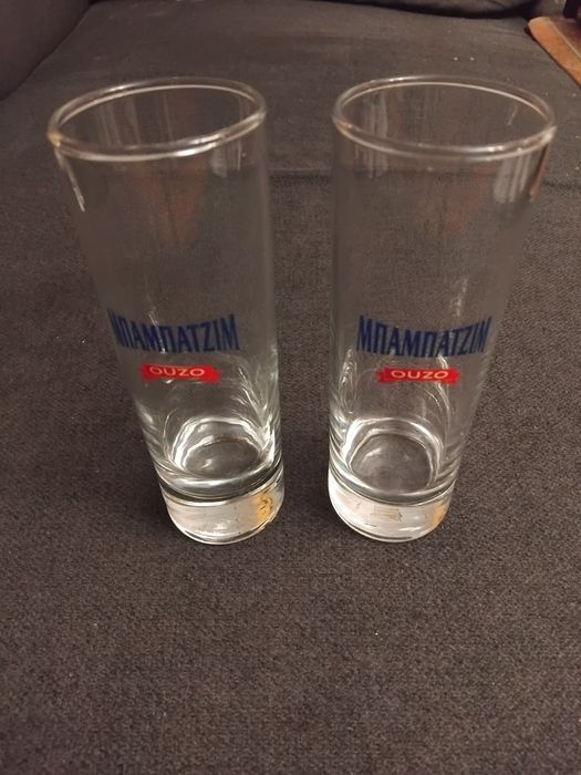 Рекламни чаши за уиски - Jim Beam, Four Roses и за узо