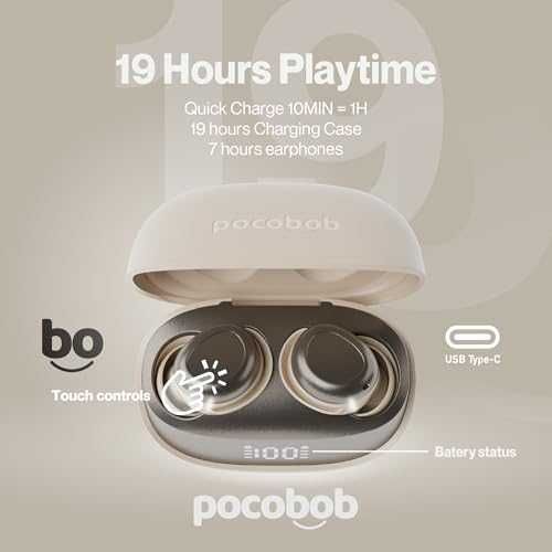 Безжични слушалки pocobob S 2 8 г Bluetooth