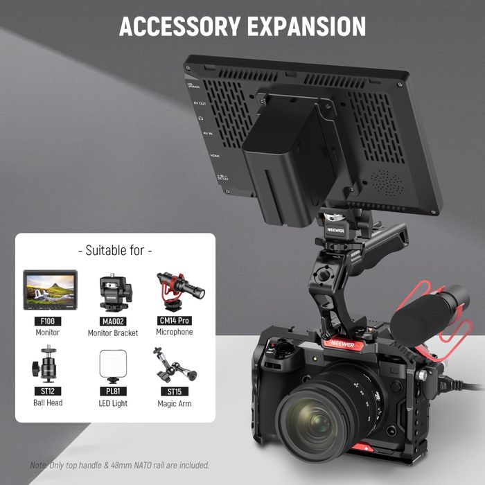 Дръжка за камера. Nano. Smallrig. Кейдж. Риг. Нато. Nato.