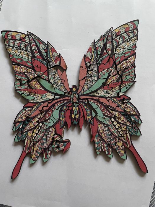 Jucarii - Puzzle din lemn - forme diferite animale