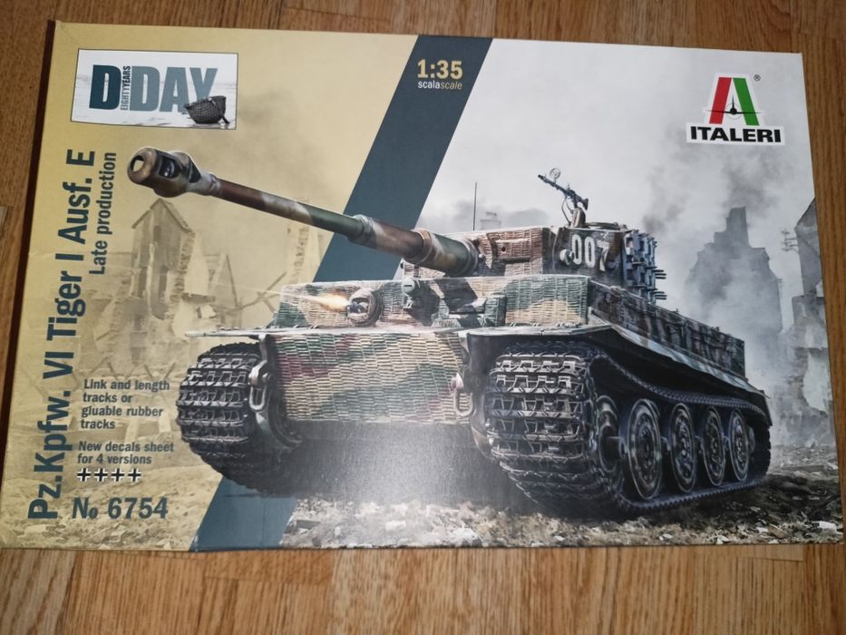 Kit macheta 1:35 Italeri 6754 Pz.Kpfw. VI Tiger I Ausf. E Late Production